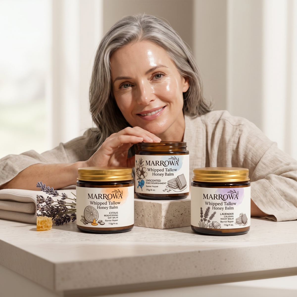 The Whipped Tallow & Raw Honey Balm